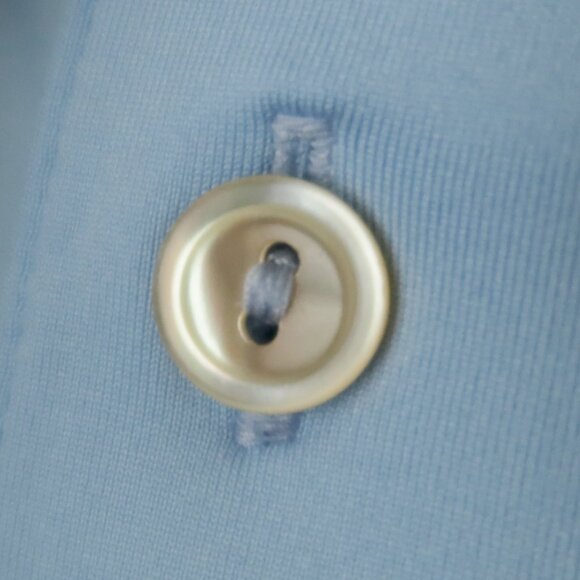 Peter Millar Summer Comfort Lt Blue Stretch Polo (L) ⛳️ - Picture 4 of 6